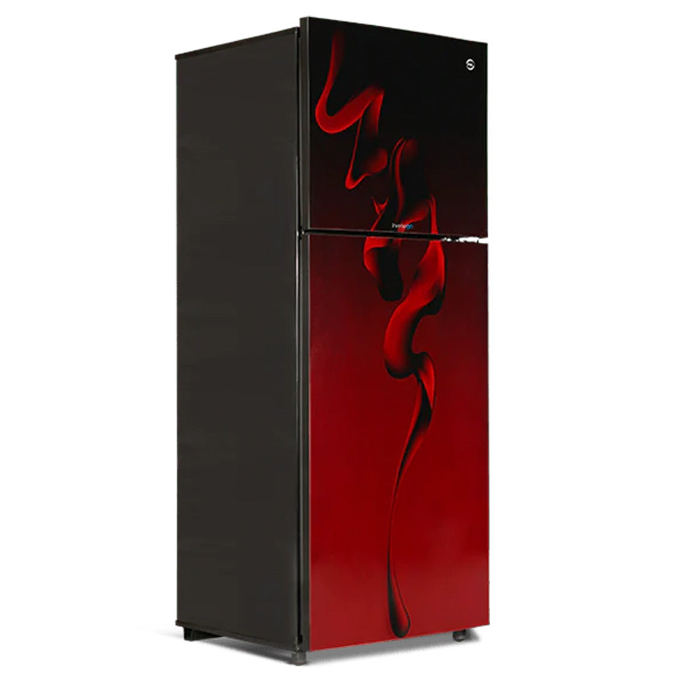 PEL FLAT GLASS INVERTERON REFRIGERATOR Model 22260 MAROON BLAZE