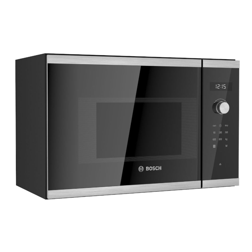 BOSCH BUILT-IN STAINLESS STEEL MICROWAVE OVEN Model BFL524MS0