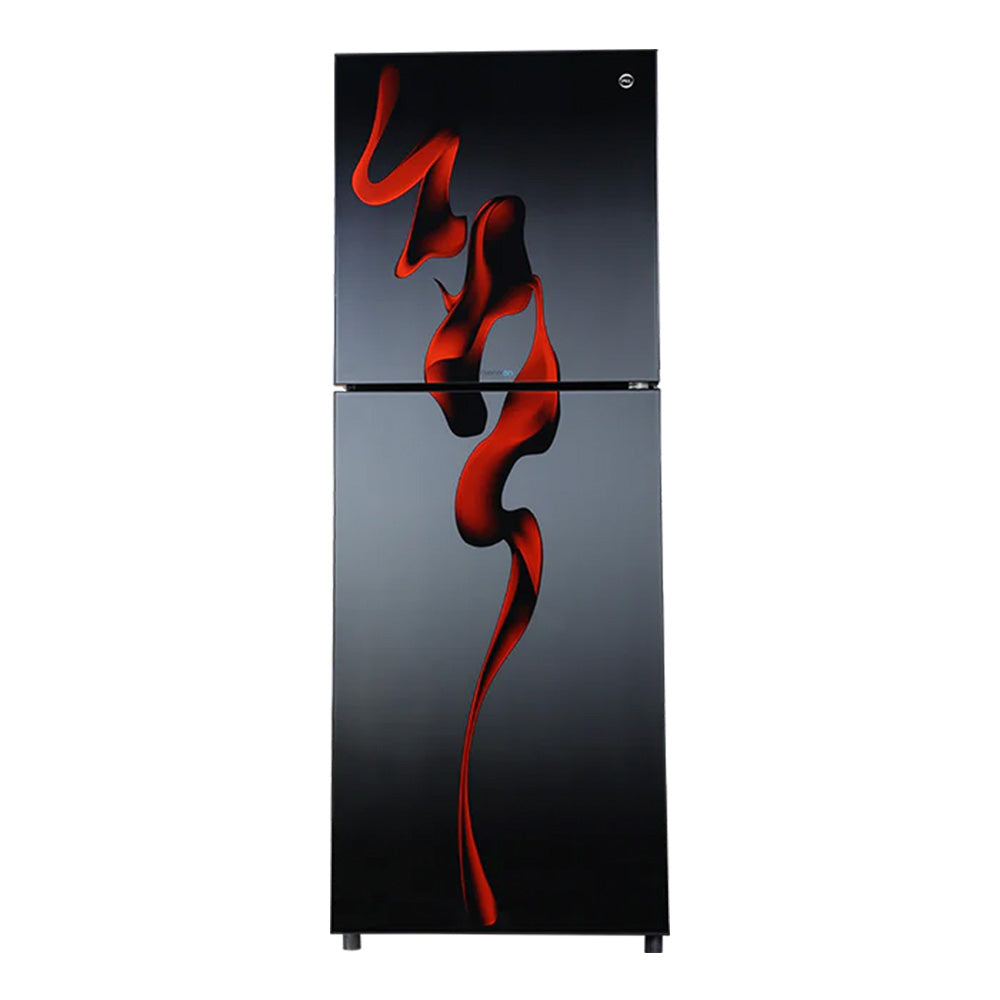 PEL FLAT GLASS DOOR INVERTERON REFRIGERATOR Model 2550 HAZEL RED BLAZE