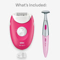 BRAUN SLIK-EPIL 3 EPILATOR Model SE3202