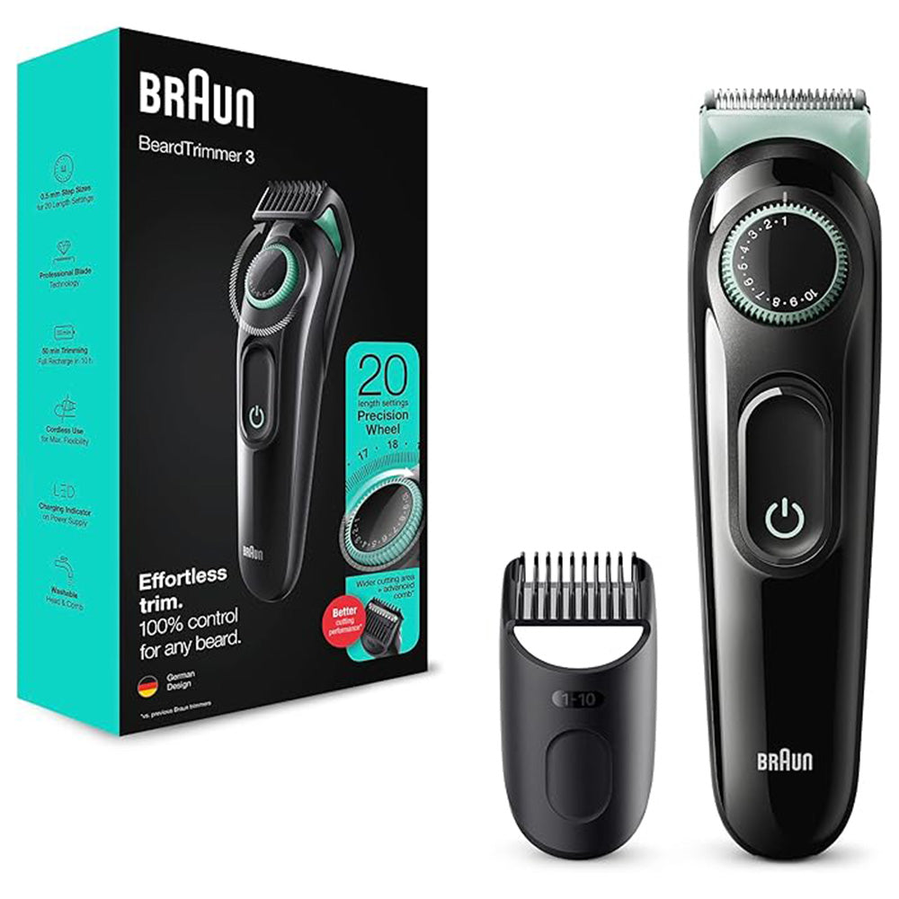 BRAUN BEARD TRIMMER 3 Model BT3221
