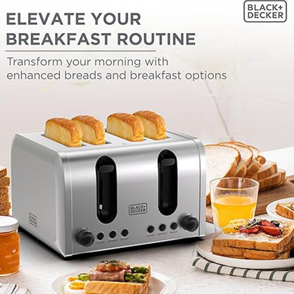 BLACK&DECKER 4 SLICE TOASTER Model ET444-B5