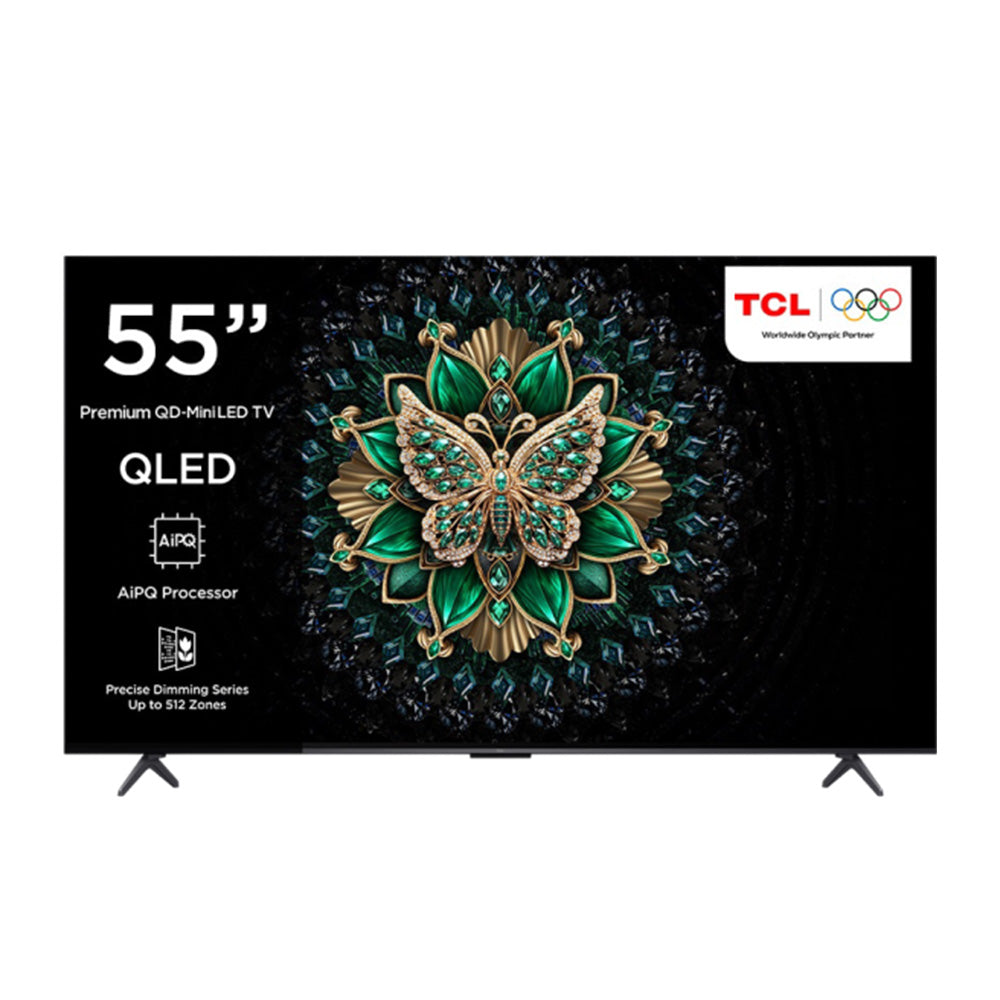 TCL 55 INCH SMART & 4K QD MINILED TV Model 55C6K