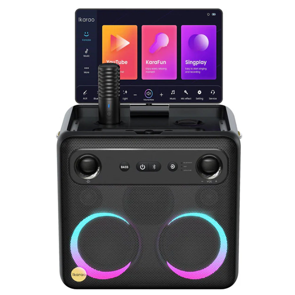 IKARAO SMART KARAOKE MACHINE PORTABLE SPEAKER BREAK-X2