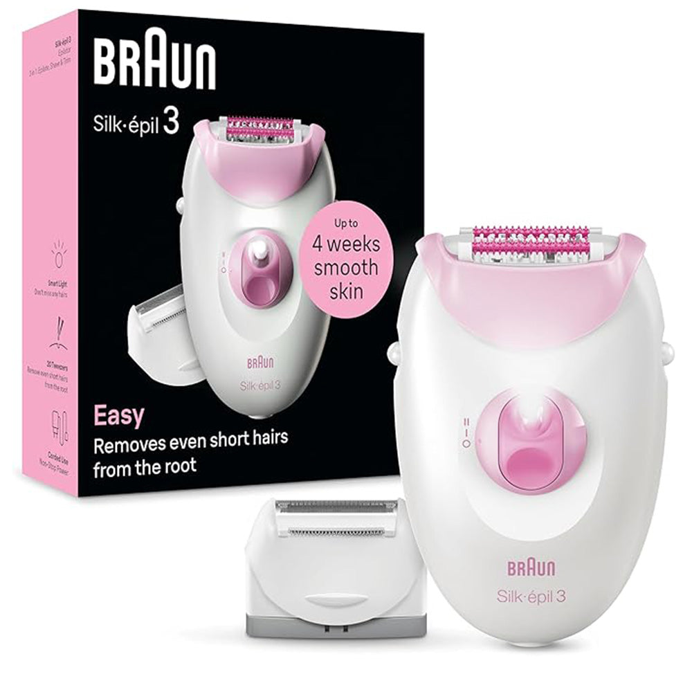 BRAUN SLIK-EPIL 3 EPILATOR Model SE3031