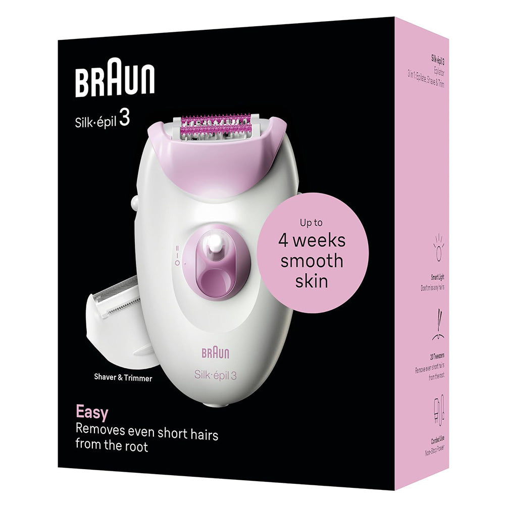 BRAUN SLIK-EPIL 3 EPILATOR Model SE3031
