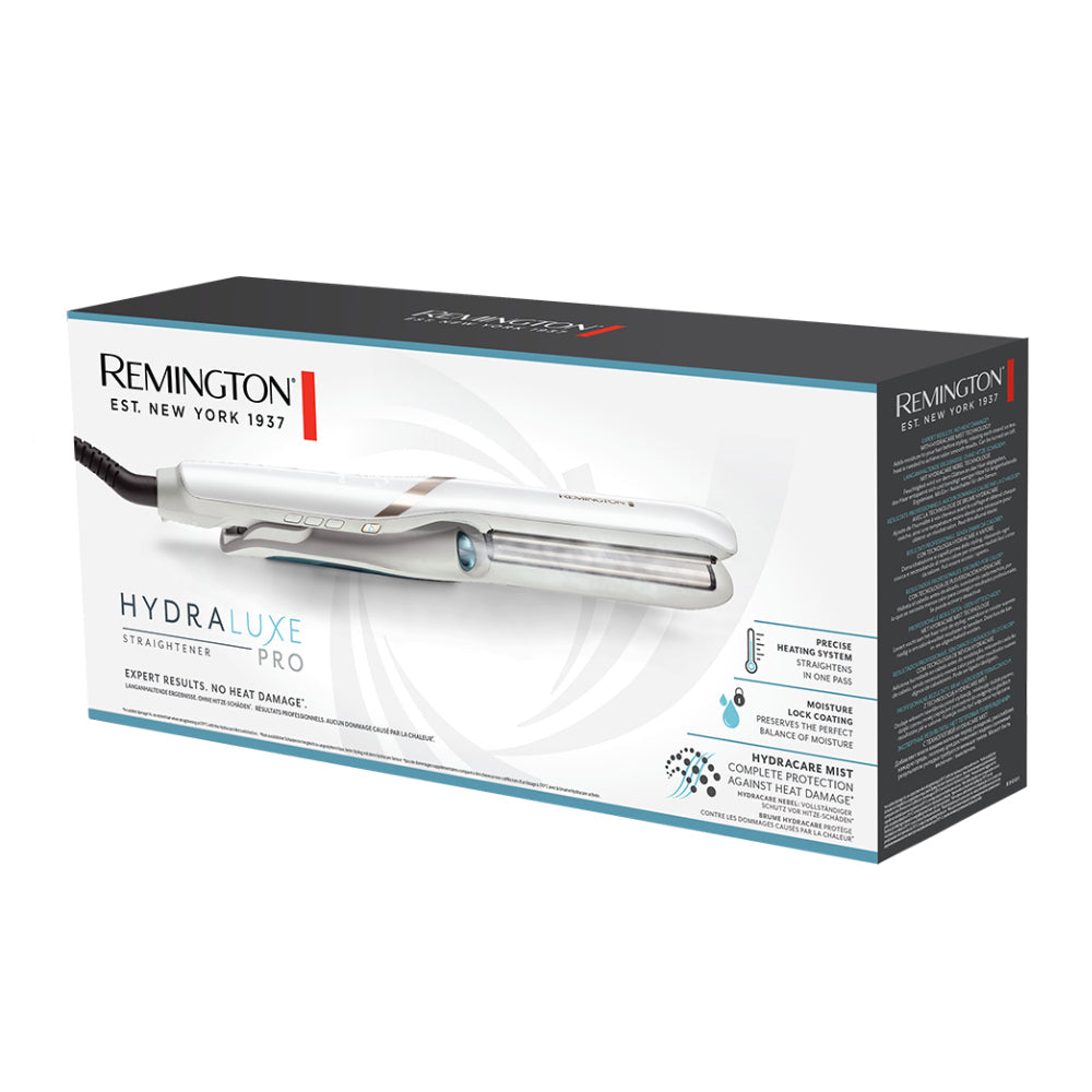 REMINGTON PROLUXE HYRACARE 1 FLAT IRON HAIR STRAIGHTNER Model S9001