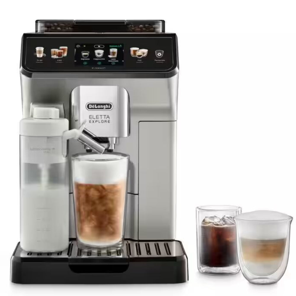 DELONGHI ELETTA EXPLORE AUTOMATIC COFFEE MACHINE Model ECAM450.65.S