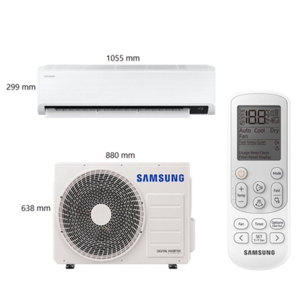 SAMSUNG 2.0 TON INVERTER T3 SPLIT AC Model AR24ASFZGWKY